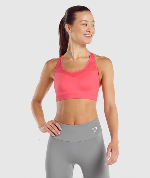 Damske Športové Podprsenky Gymshark Open Back Ruzove | RX7912508